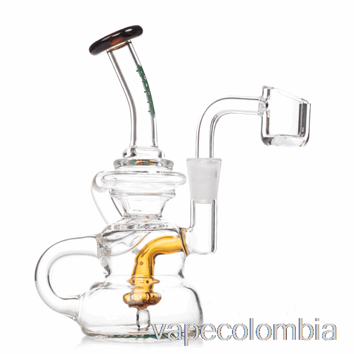 Vape Desechable Exudado Inundación Mini Dab Rig Mar Arena ámbar (claro / ámbar)